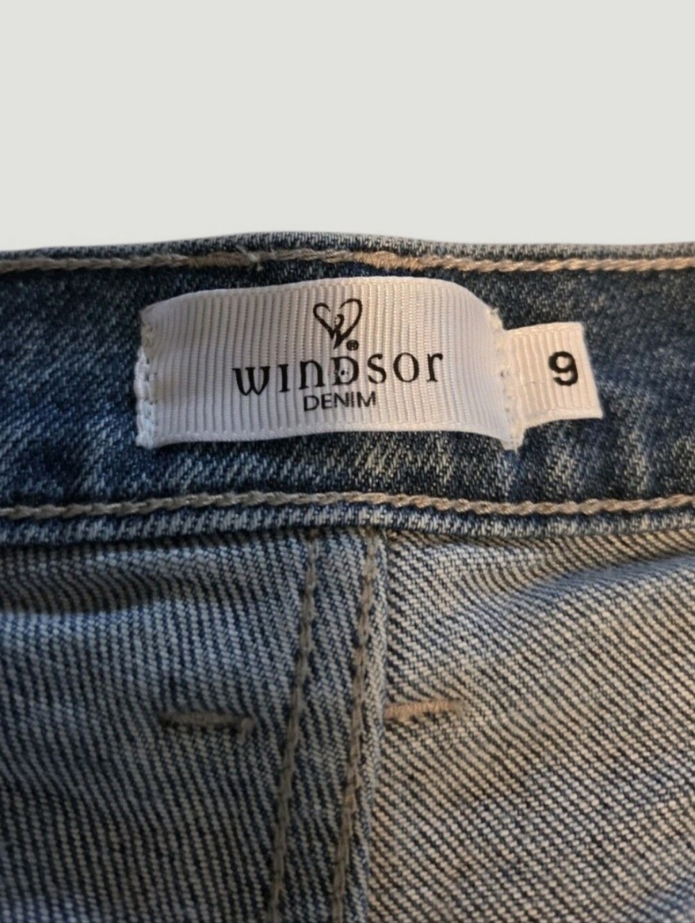 Windsor Blue Distressed Flare Jeans - Picture 10 of 11